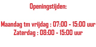 Openingstijden 