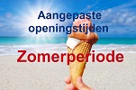 Openingstijden zomer